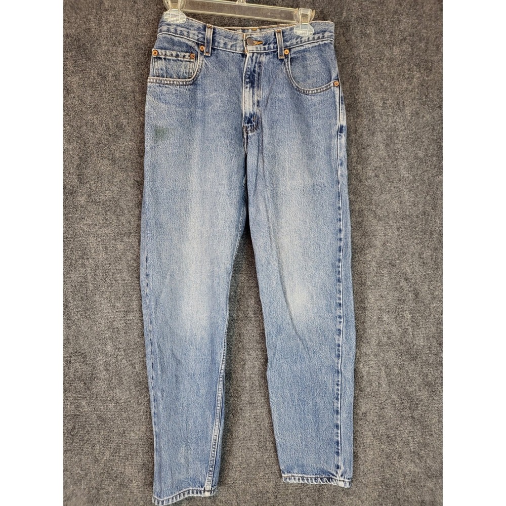 Vintage Levis 560 Mens Jeans W28 L30 Light Wash Loose Fit Tapered Leg Denim 90s